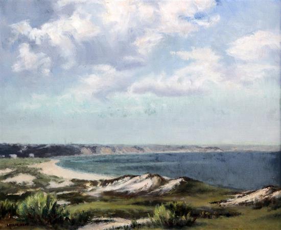 Leslie Kent (1890-1980) Beyond Studland Bay, 20 x 24in.